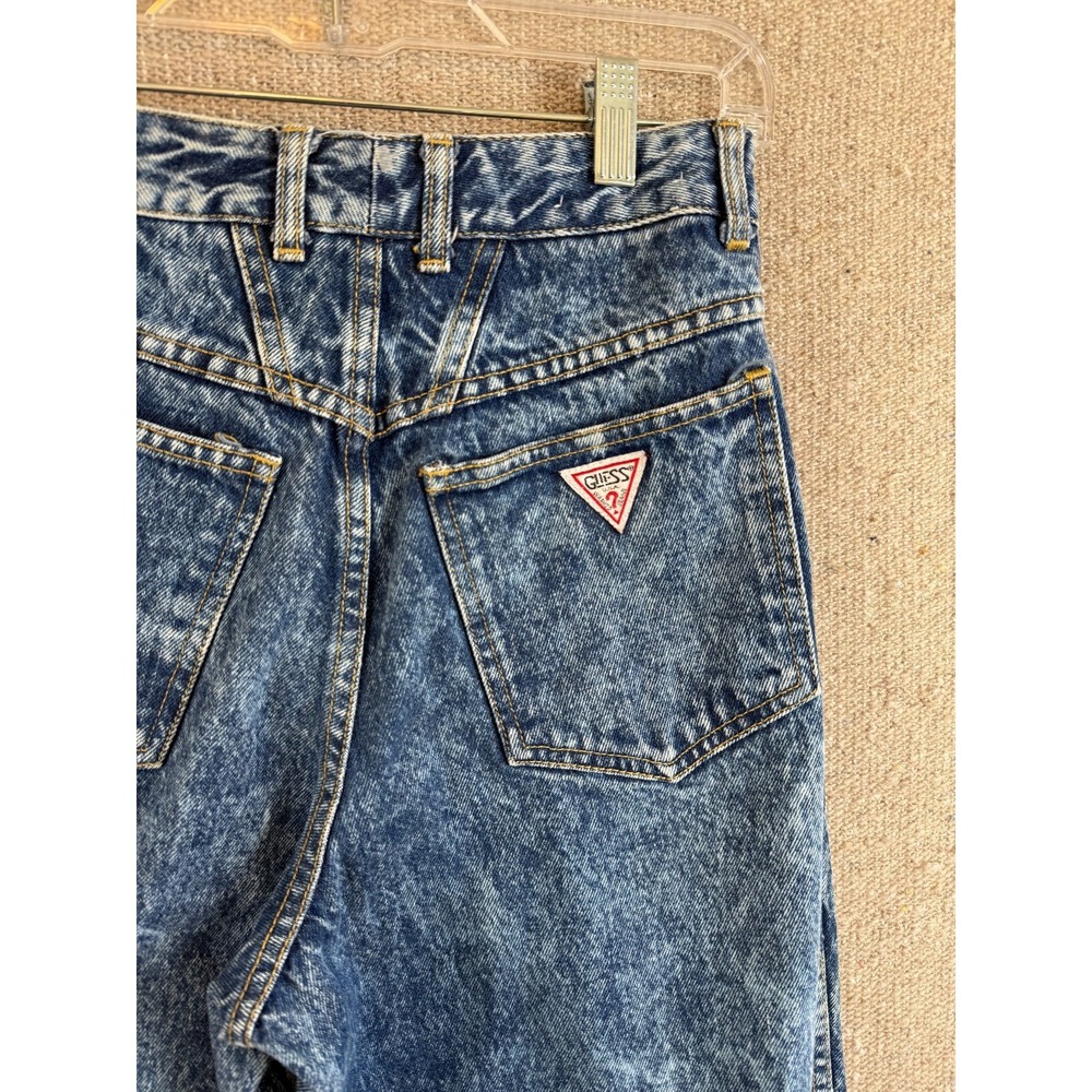 VTG 1980's Guess Jeans Mom High Waisted Sz 28 Denim USA *Runs Small 28 - Picture 8 of 9